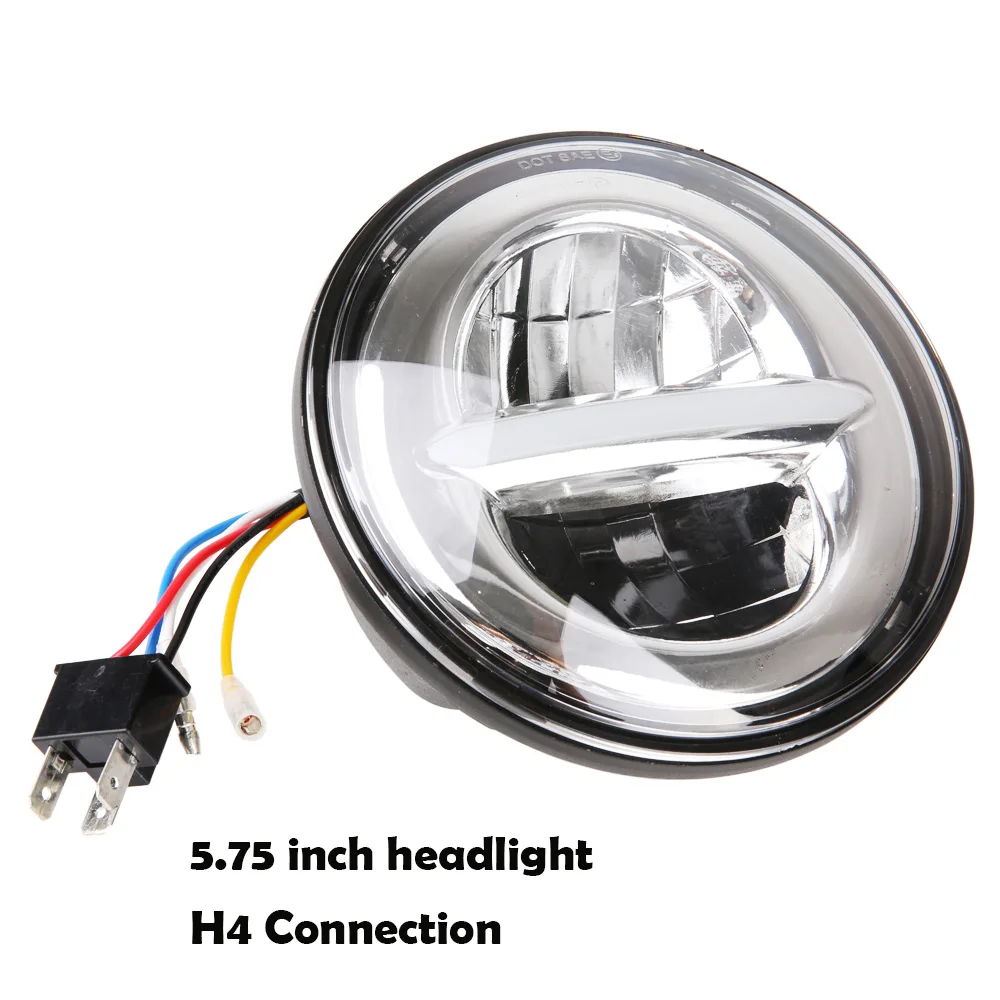 2018 новейшие Dyna Sporter Street Bob FXDB светодиодный ные фары 5 75 дюйма 3/4 белые DRL |
