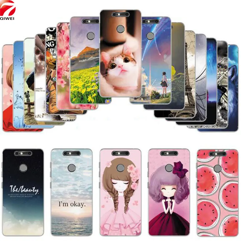 

for ZTE Blade V8 Mini Case 5.0'' Fashion Painted Soft TPU Back Cover For ZTE Blade V8 Mini V 8 Mini Silicone Phone Cases V8Mini