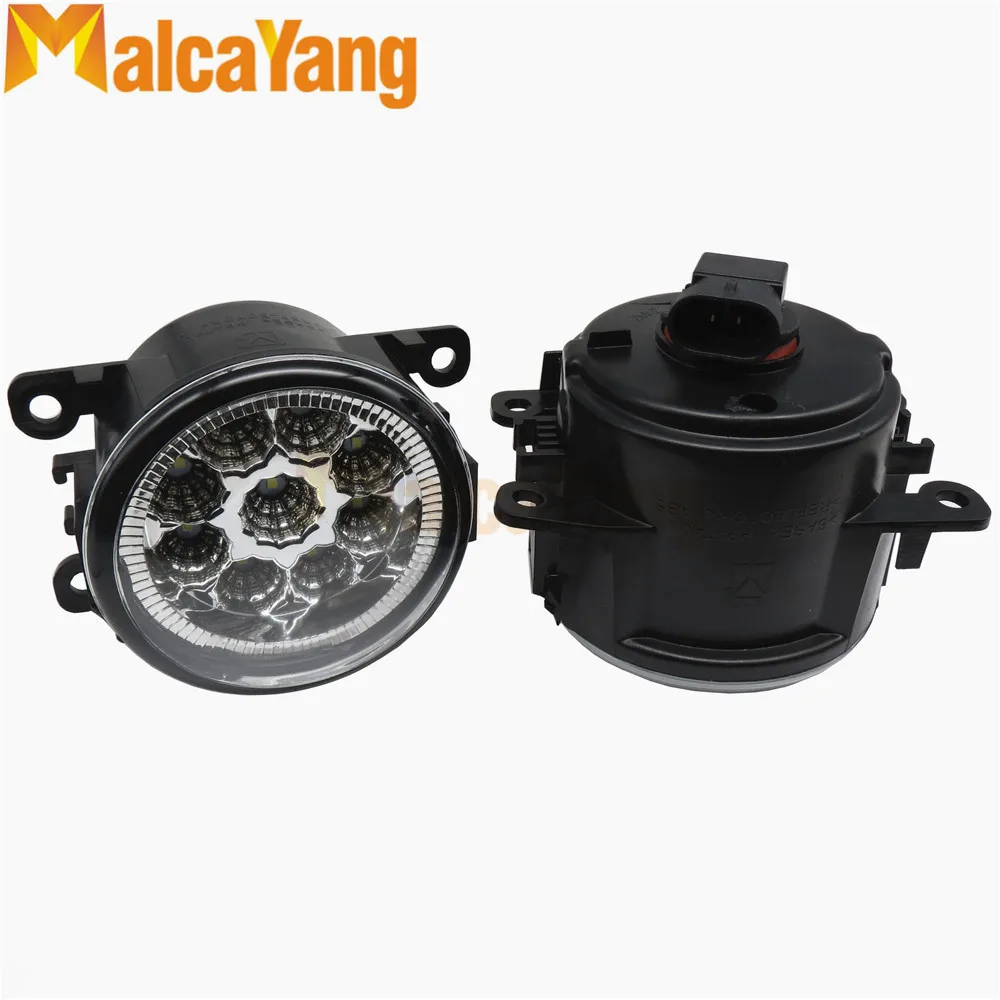 

2PCS Car Styling For Jeep Renegade BU 2015 2016 2017 9-Pieces Leds LED Fog Light Lamp H11 H8 12V 55W Fog Lights .