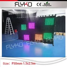 Поставщик завода P5 светодио дный видеоэкран с ПК контроллер dj booth 1,5*2,5 м