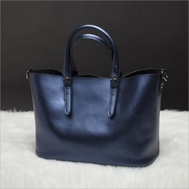 

New American LUXURY Style Genuine Leather Women Shoulder Bag Brand Designer Cowhide genuine leather handbags Skin Crossbody bag