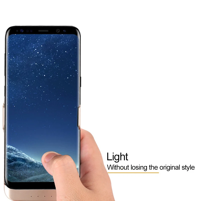Чехол для зарядного устройства Samsung Galaxy S8 Plus + S 8 чехол аккумулятора чехлы