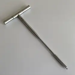 1 шт. из нержавеющей стали, в форме костей кран 3,5 мм ветеринарный ортопедический инструмент