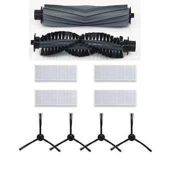 

1 pair Main Brush+4*HEPA Filter+4*Side Brushes for ILIFE A8 Robot Vacuum Cleaner Parts ilife a8