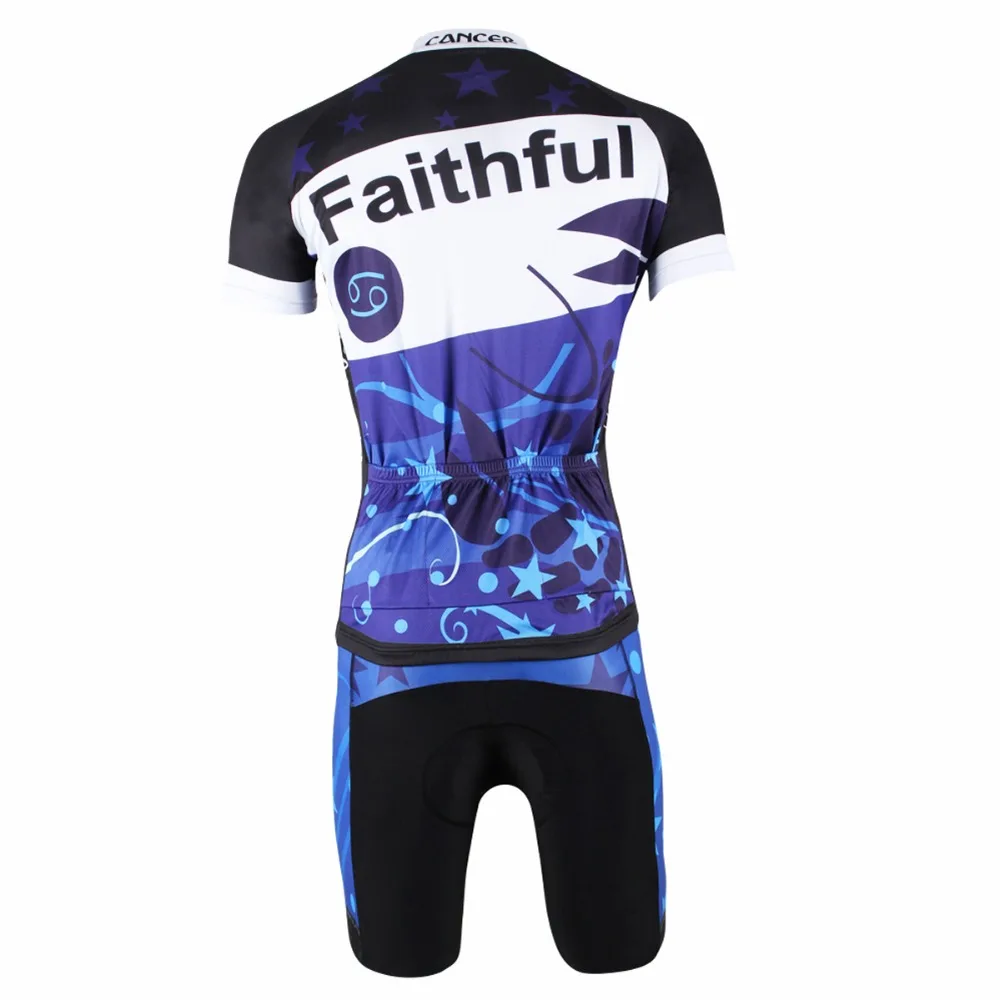 

Cancer Pattern Bike Summer Short Sleeve Cycling Men's Set