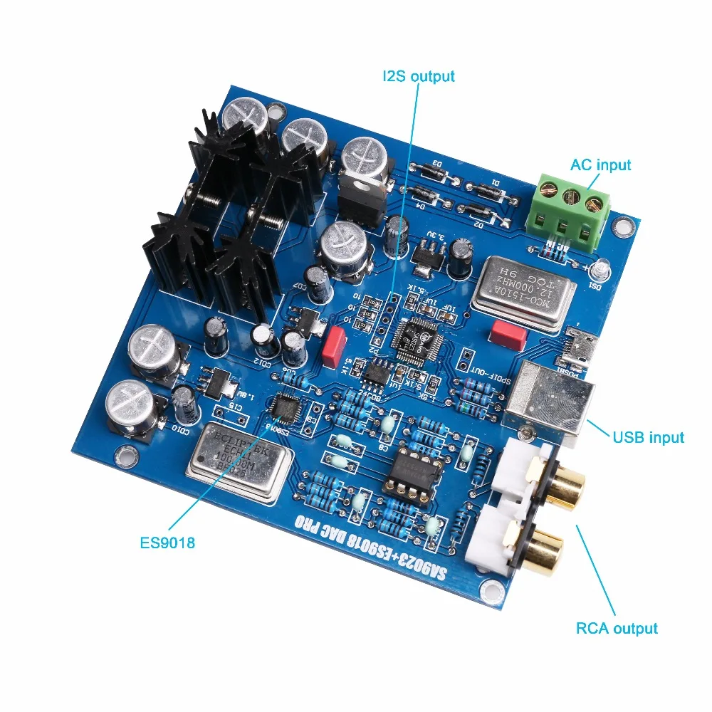 K. GGSS KG-2 ES9018MK2 + SA9023 USB декодер DAC плата Hi-Fi аудиоусилитель