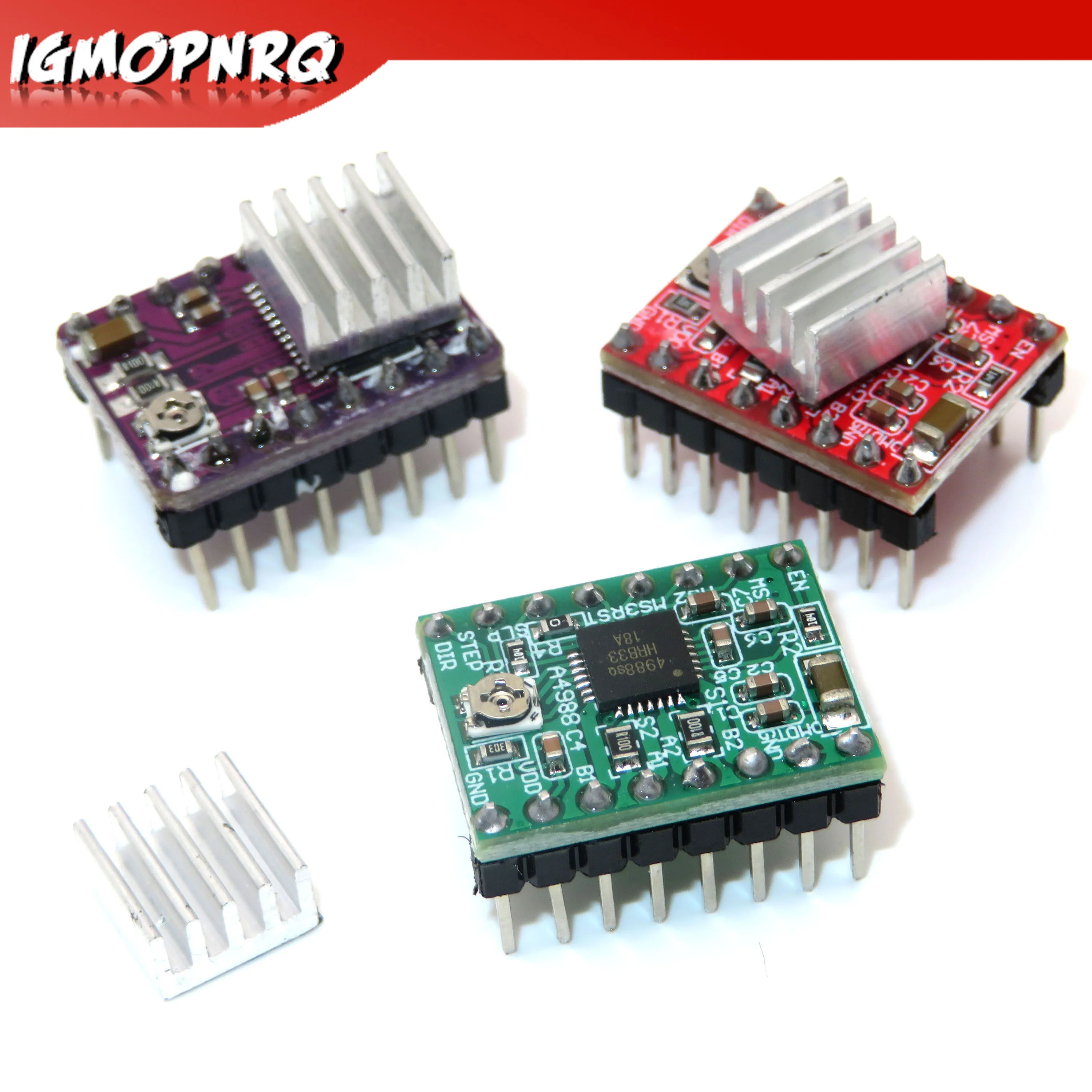 Детали для 3D принтера Stepstick A4988 DRV8825 модуль драйвера шагового двигателя с