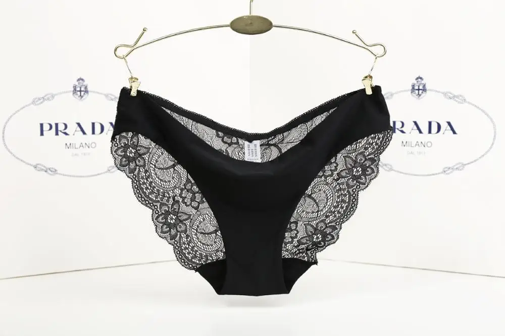 plus size panties New Arrival Women Sexy Lace Panty Women Low Waist Cotton Underwear Sexy Transparent Under wear Ladies high waisted underwear tummy control