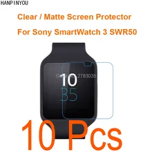 10 шт./партия для sony SmartWatch 3 SWR50 прозрачный глянцевый/антибликовый матовый протектор экрана Защитная пленка-не закаленное стекло
