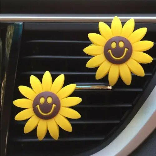 

Cute Flower Clip Freshener Multiflora Sunflower Car Air Outlet Fragrant Perfume For Home Car Decor Ornaments Non-Toxic