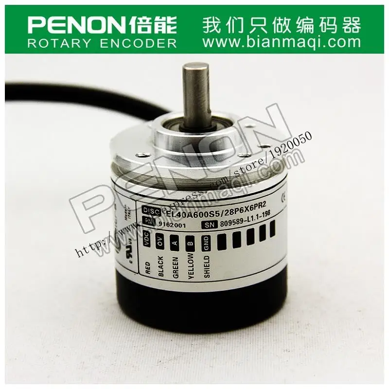

Supply of EL40A600S5 / 28P6X6PR2 meaning Seoul record encoder solid shaft 6mm 600 line