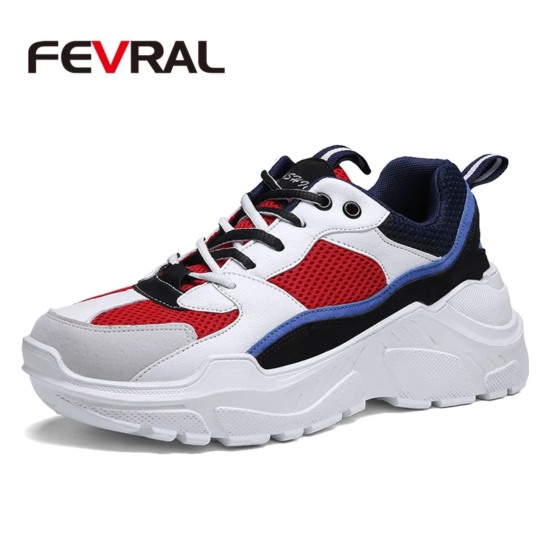 FEVRAL/Новинка Лидер продаж Повседневная обувь Мужские дышащие дешевые кроссовки