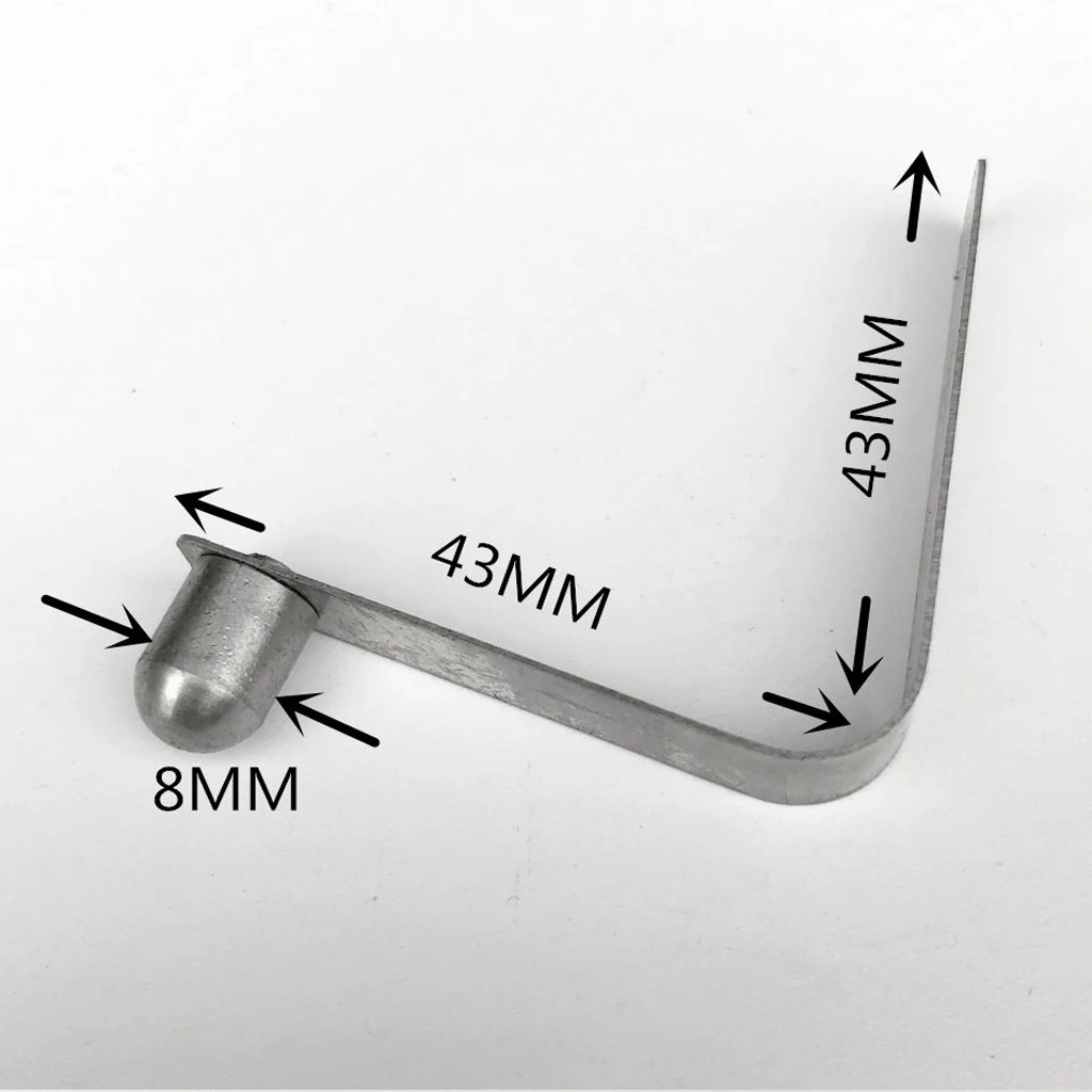 6 Pieces Lightweight Single Button Clips 8mm Kayak Paddle Snap Spring Clip Tent Pole Clips for Kayak Paddle Tent Pole