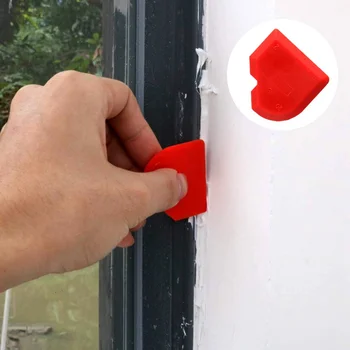 

New 2019 5pcs/set Caulking Tool Kit Joint Sealant Silicone Grouts Remover Scraper Floor Cleaner Tile Cleaner Handmade Tools