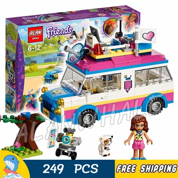 

249pcs Friends Olivia's Mission Vehicle 10853 Model Building Blocks Children Kids Bricks Compatible with LagoING