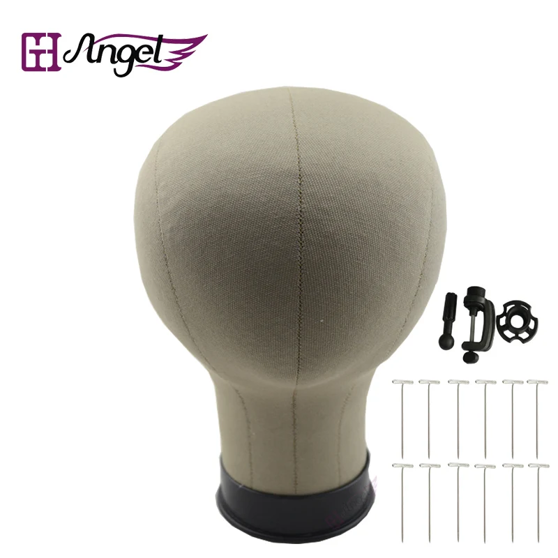 Buy 20"21"22"23" 12pcs T pins + Canvas Block Head For