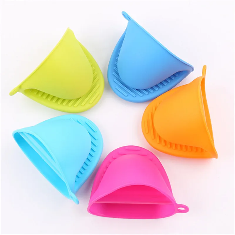 

Silicone Kitchen Organizer Insulated Heat Pot Clips Microwave Oven Gloves Hot Plate Clip 1 PCS Anti-scald Thicken