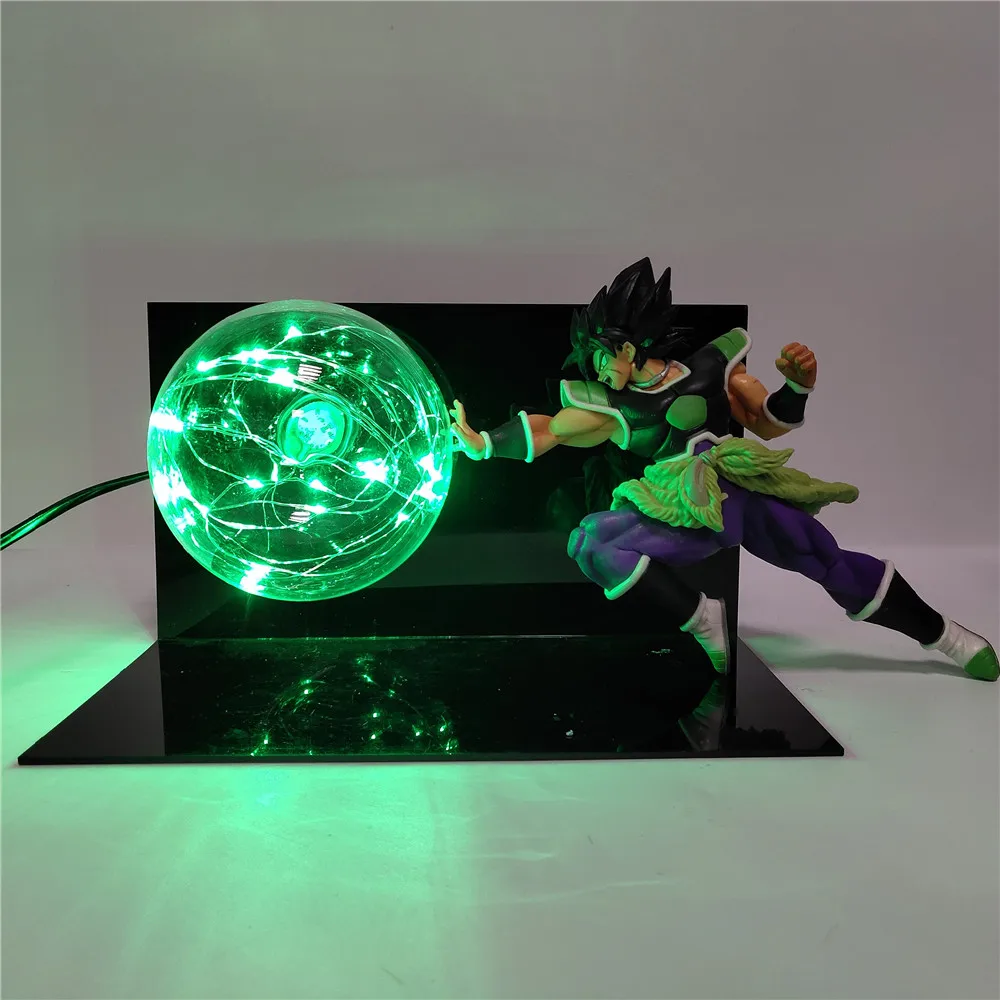 Dragon Ball Z Action Figure Broly Flash Bulb DIY LED Light Set Anime Dragon Ball Super Saiyan Broli Model DBZ Broly Power Toys