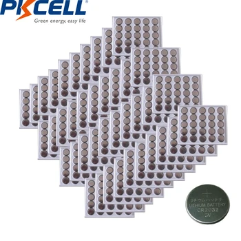 

PKCELL 1000Pcs Bulk DL2032 2032 CR2032 5004LC ECR2032 210mAh Lithium Button Coin Battery For Watches Flashlights Toys