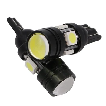 

2PCS Car-Styling T10 W5W 194 196 168 Canbus 5 SMD Lens Auto Lamp 12V Clearance Light Parking For Ford Focus Cruze Car LED