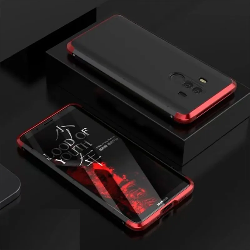 

Luxury Original Brand Bobyt Aluminum Metal Frame + Pc Hard Armor Anti-knock Back Cover Cases For Huawei Mate 10 Pro Case