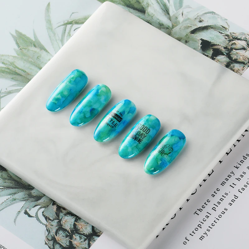 ROSALIND Гель-лак Blossom Nail Art 12 мл дизайн ногтей Halo краситель Полупостоянный УФ светодиодный гель с рисунком цветения Набор лаков для маникюра