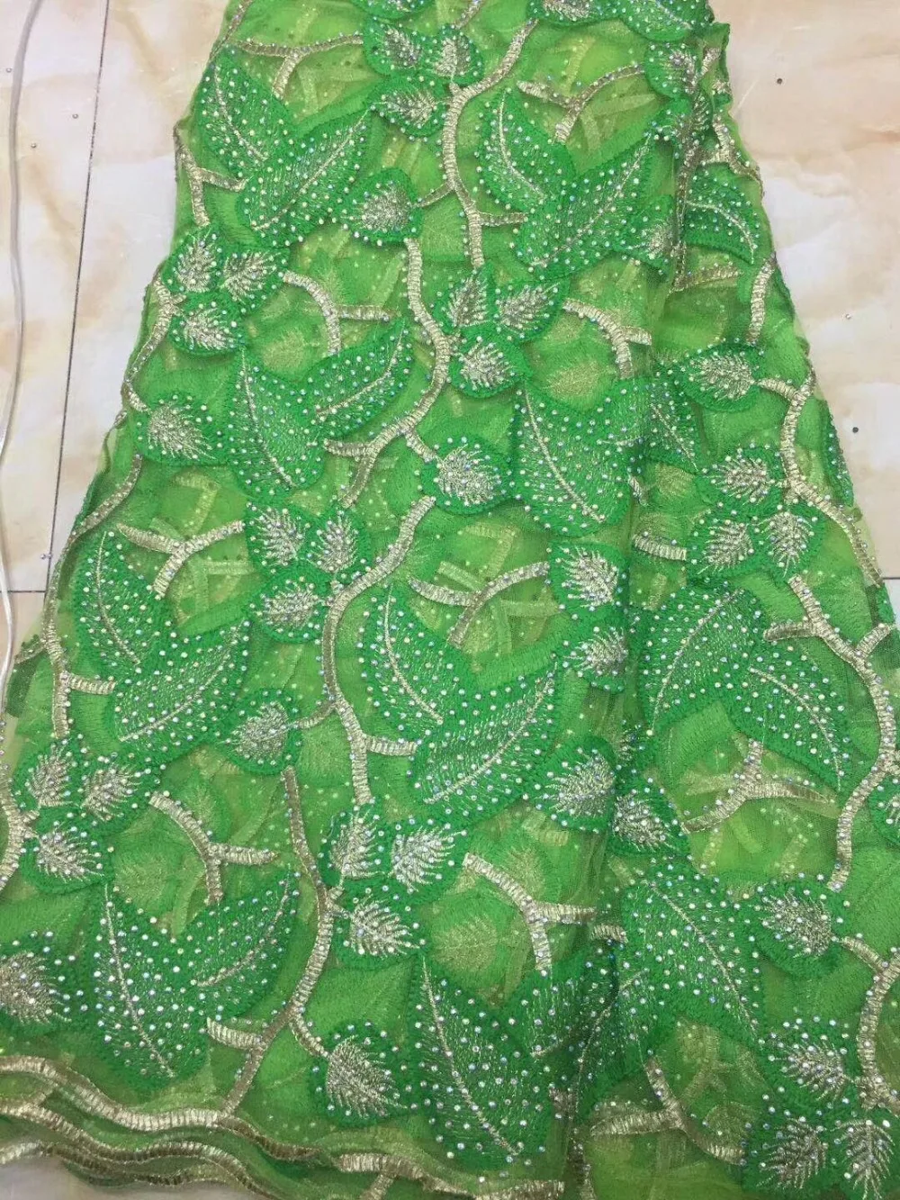 Best 20+ Embroidery Green Lace Fabric for You