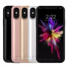 External Rechargeable Battery Charger Case Cover For iphone X 5200mAh Powerbank Case Protective Charging Cover Case for iPhone X