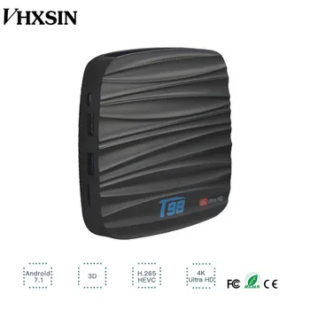 

VHXSIN 2 PCS/LOT T98 2GB 16GB Android 8.1 Smart TV Box RK3328 Quad Core 2.4G WiFi