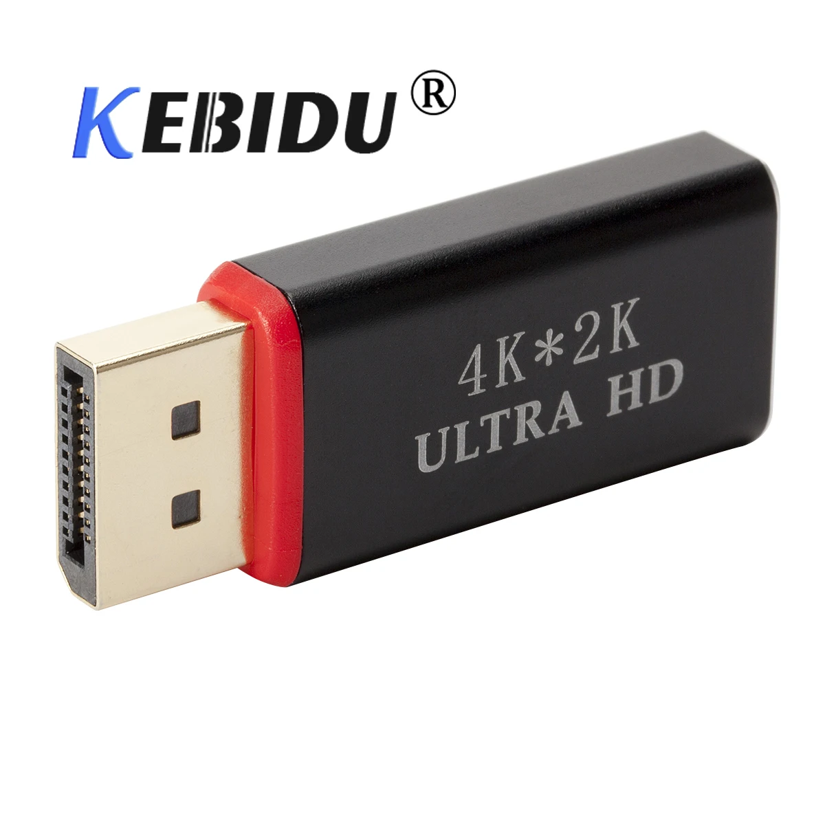 Kebidu 4K Ultra HD 3D позолоченный Дисплей порт к HDMI конвертер DP Мужской к HDMI Женский адаптер 4K* 2K 30Hz для HDTV PC