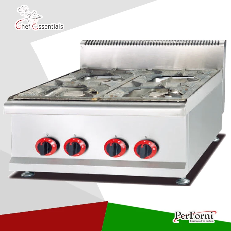 PKJG GH587 Counter Top Gas Stove/4 stoves, for Commercial