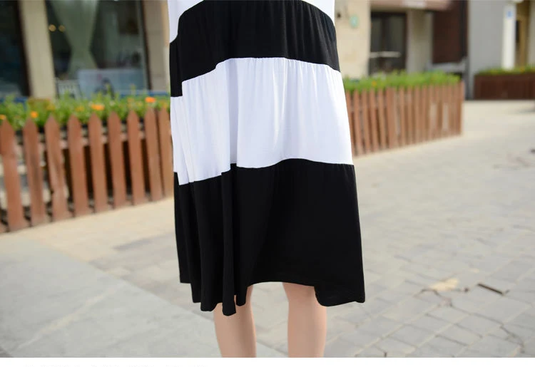 summer stripe maternity clothes maternity dresses pregnancy clothes for Pregnant Women nursing dress Breastfeeding Dresses (19)