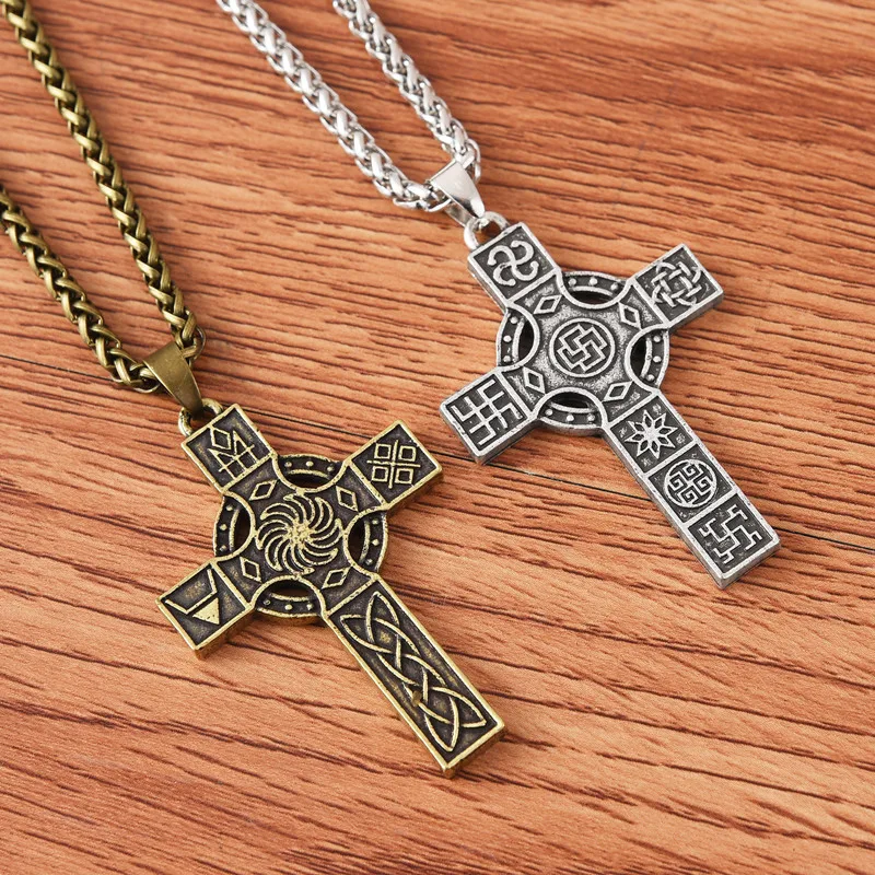 кельтский крест куллон. языческий крест. славянский крест. славянский языческий крест. крест язычников.
