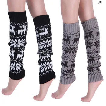 

Laamei 2 Pairs 2019 Hot Sale Long Sock Women Over The Knee Warmers Long Leg Solid Socks High Tube Warm Knitted Socks