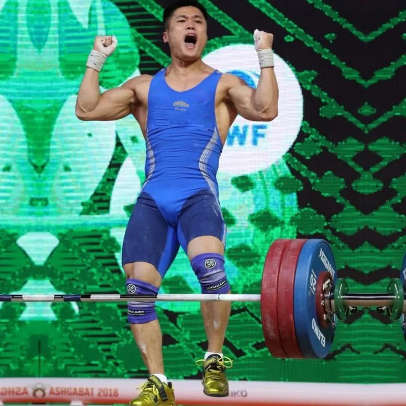 Badiace Пользовательский логотип цельная борцовка Singlet тренажерный зал силовая атлетика наряд мужской купальник-трико