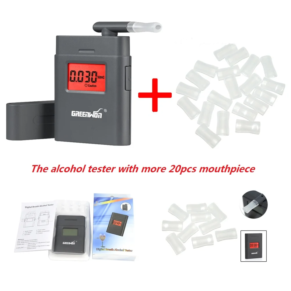 Factory Price Professional Alcohol Tester Police Digital Alcohol Tester Breath Analyzer