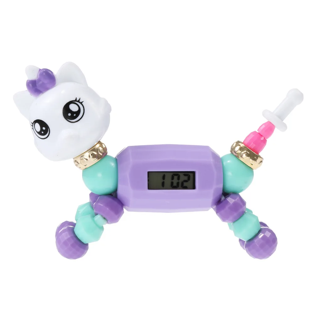 DIY цифровой Детские часы для мальчиков/девочек милая, картонная браслет смотреть Дети Спортивные кварцевые наручные часы Обучающие игрушки, подарки - Цвет: 3