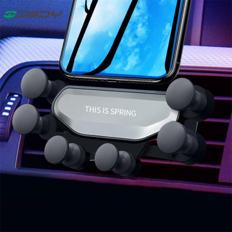 

Gravity Car Phone Holder For iphone Xs Max Samsung S9 in Car Air Vent Grip Mount car holder For Xiaomi Huawei Mobile Phone Stand