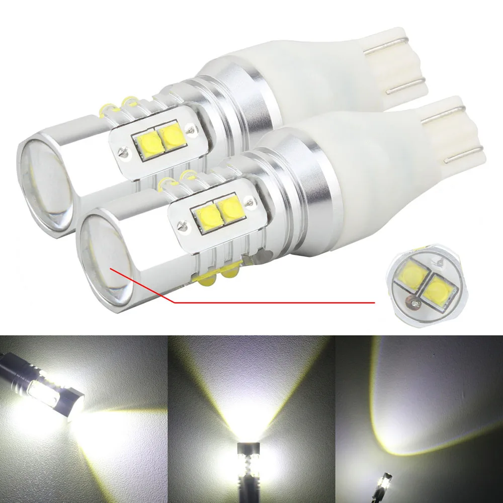 Prix pour 2 pcs T15 W16W 50 W XB-D LED Inverse De Voiture de Lumière/Sauvegarde lampe/Queue Feu arrière/Avant Feux de Brouillard Blanc 12 V Prix pour 2 pcs T15 W16W 50 W XB-D LED Inverse De Voiture de Lumière/Sauvegarde lampe/Queue Feu arrière/Avant Feux de Brouillard Blanc 12 V