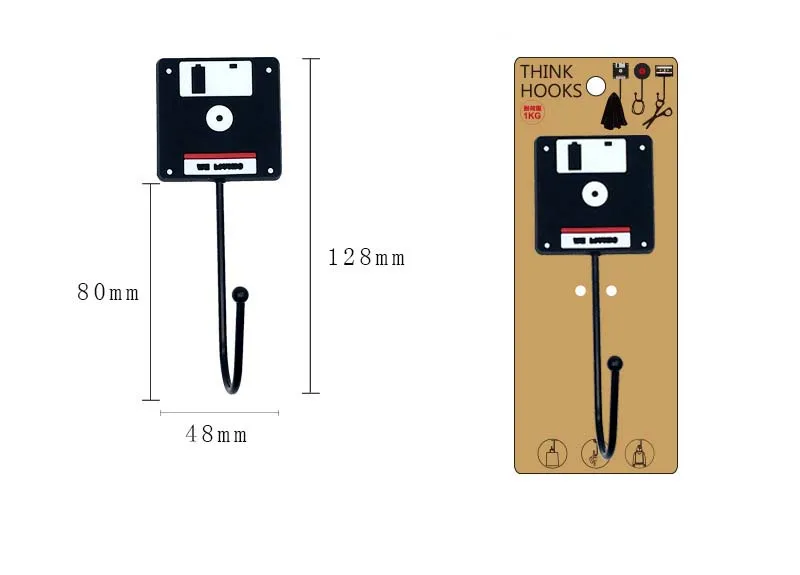 Креативная Ретро Лента Виниловая пластинка в форме диска крючки для спальни настенные полимерные Крючки стойки супер сильные клейкие вешалки для ванной 1 шт