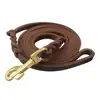 Genuine Leather Dog Leash Dogs Long Leashes Braided Pet Walking Training Leads Brown Black Colors For Medium Large Pet 2