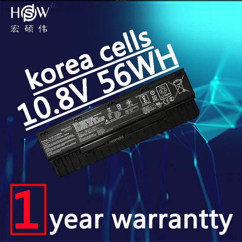 

HSW genius laptop battery A32N1405 56WH For Asus G551 G551J G551JK G551JM G771 G771J G771JK N551J N551JW N551JM N551Z