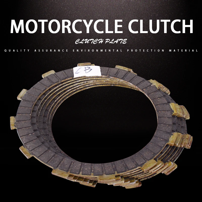Günstig 1 Set 6 Pcs Kupplung Disc Reibung Platten Für Honda CB400 VTEC400 CB 1 CB750 CB600F CB400SF CB400AD CB400F CB400S CB400SA CB400SAD