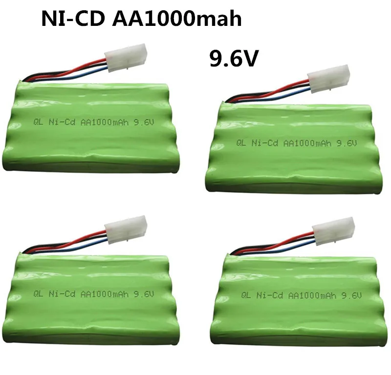 4pcs 9.6v 1000mAh Ni CD rechargeable battery for 2050 2054 2060 2053