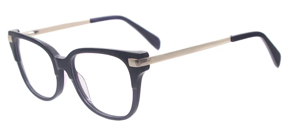 Женские ацетатные квадратные оправы для очков с полным ободом, модные очки с пружинным шарниром для мультифокальных линз для близорукости