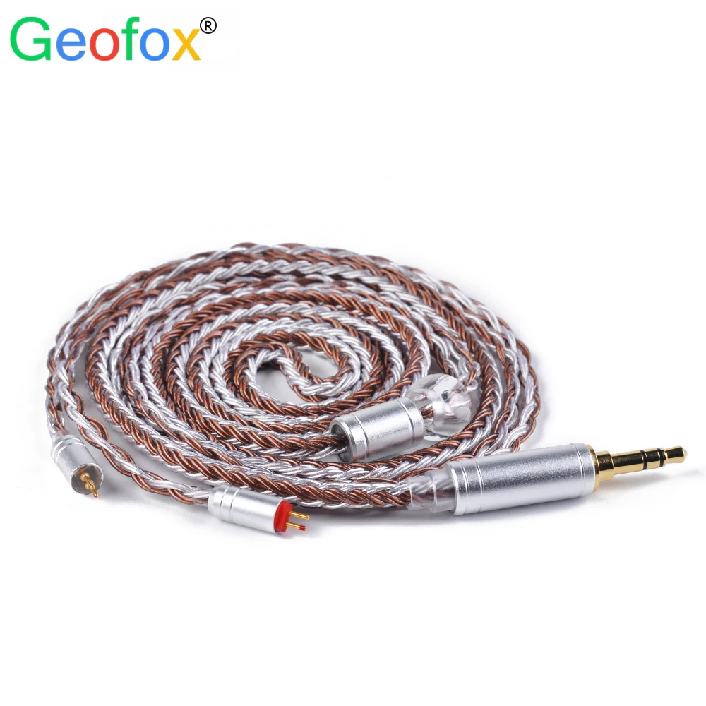 

Yinyoo 16 Core Silver Plated Cable With MMCX/2pin Connector 2.5/3.5/4.4mm Balanced earphone Cable For LZ A5 HQ8 KZ ZS10 AS10