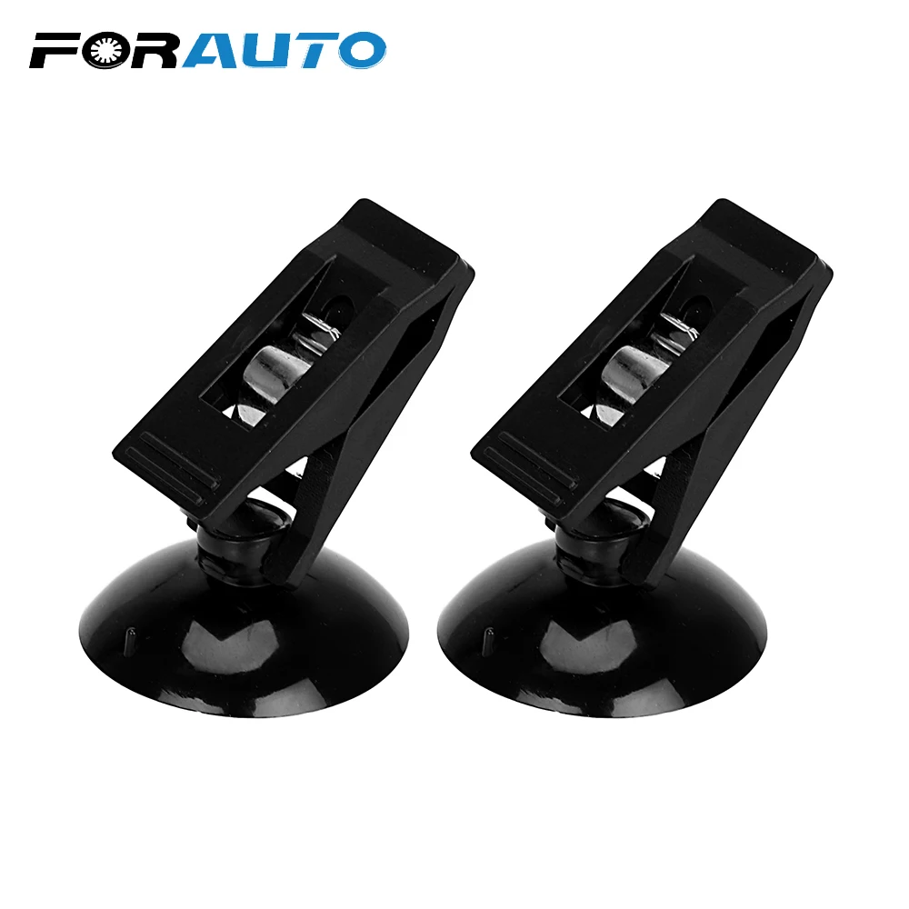 

FORAUTO 2 Pcs/Lot Car Clip with Suction Sucker Window Mount Holders For Sun Shade Curtain Cloth Auto Cards Ticket Clips