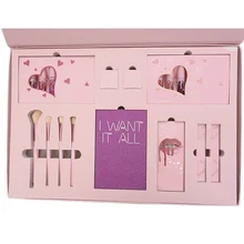 Marca Jenner Dia Dos Namorados Rosa Coleção Completa de Maquiagem Maquiagem Profissional Lipgloss Paleta De Sombras Da Paleta Da Sombra