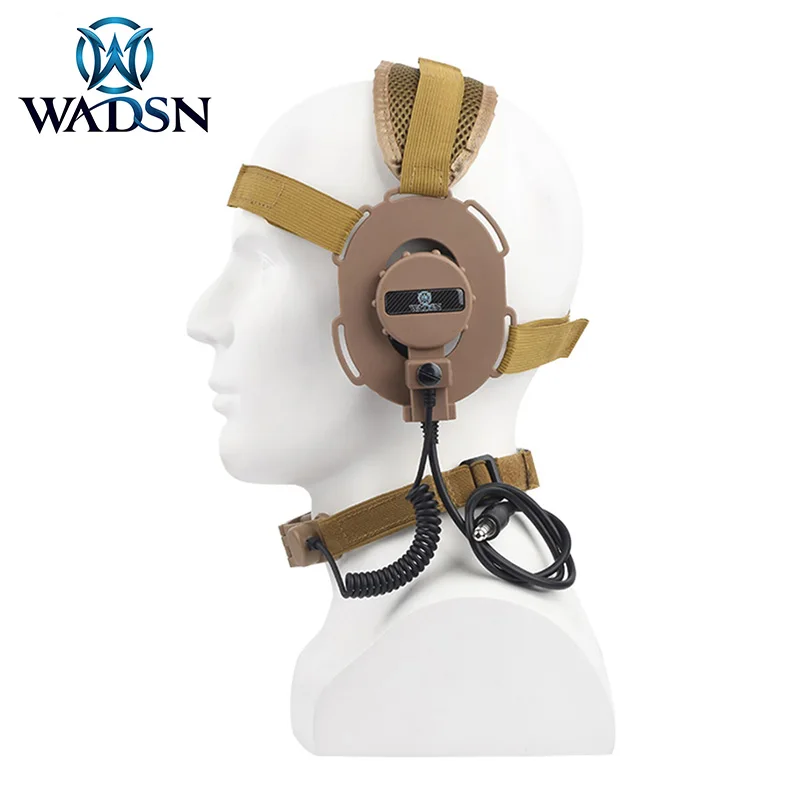 Fone de Ouvido Wadsn Ward Tático Garganta Trigo Bowmen Evo Iii Táticas Condução Óssea Comunicação Wargame Wz070 14 Cheap Fones de Ouvido tático & Acessórios