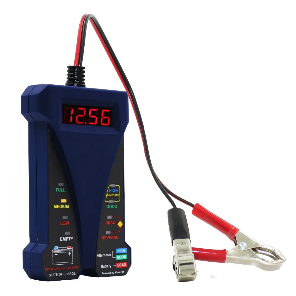 MOTOPOWER MP0514B 12V Digital Car font b Battery b font Tester Voltmeter Alternator Analyzer with LCD
